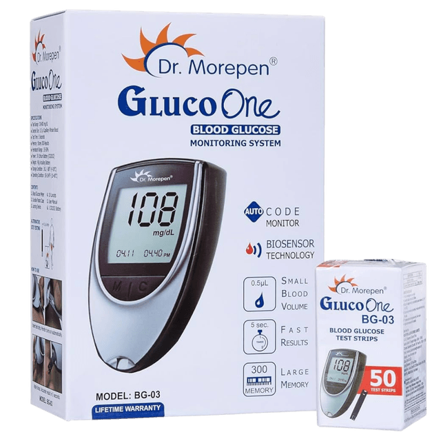 Dr. Morepen GlucoOne Blood Glucose Monitoring System