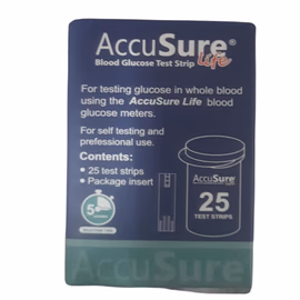 AccuSure Life Glucose Test Strip 25's image