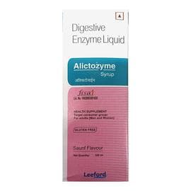 ALICTOZYME GLUTEN FREE SAUNF FLAVOUR Syrup 100ml image