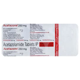 ACETAZONE 250mg Tablet 10's image