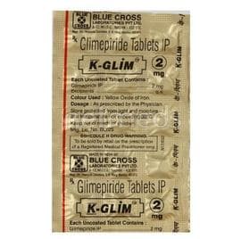 K Glim 2mg Tablet 15'S