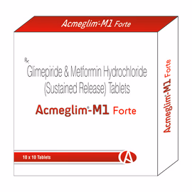 ACMEGLIM M1 FORTE Tablet 10's image