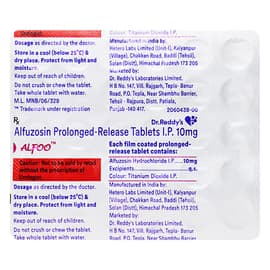 Alfoo 10mg Tablet 30'S image