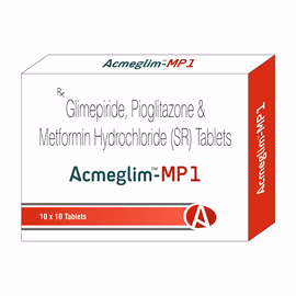 ACMEGLIM MP 1 Tablet 10's image