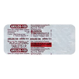Akilos 100mg Tablet 10'S image