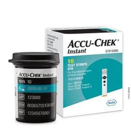 Accu-Chek Instant Blood Glucose Test Strips 10's image