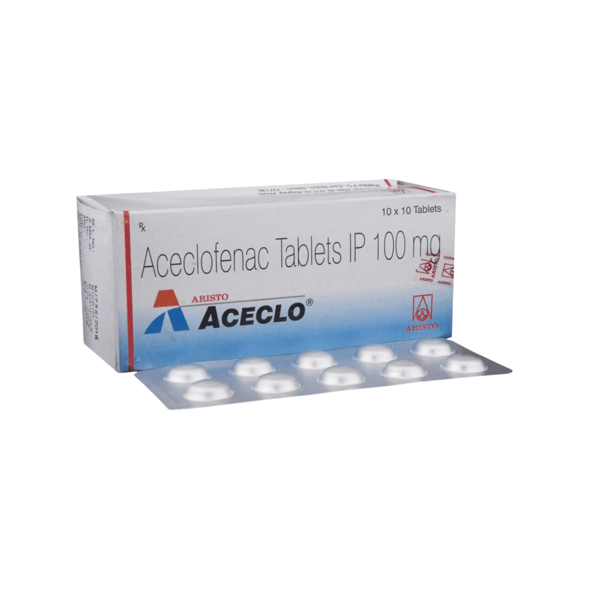 Aceclo 100mg Tablet 10'S image