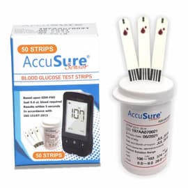 AccuSure Sensor Gluco Test Strip 50's image