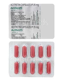 Actoid 25mg Capsule 10'S